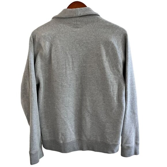 TED Baker London Sweater Womens 4 Gray Button Up Wool Blend Knit Coat - Picture 5 of 11